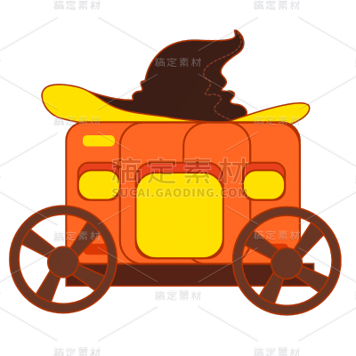 手绘-万圣节氛围元素贴纸
