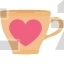 Heart teacup