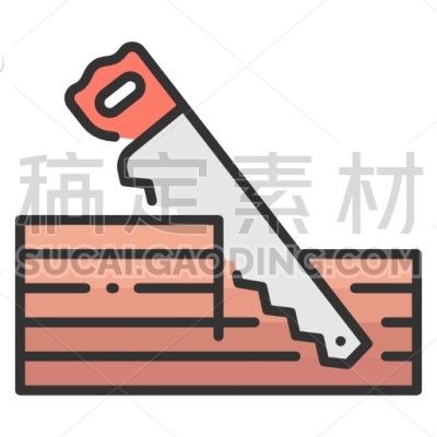 cutting wood