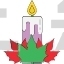 Mistletoe Candle