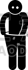 crotch scratching