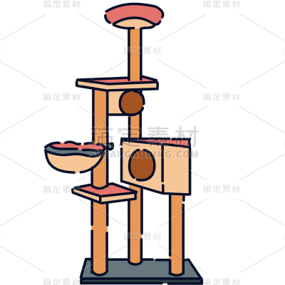 总高质量人物插画-架子
