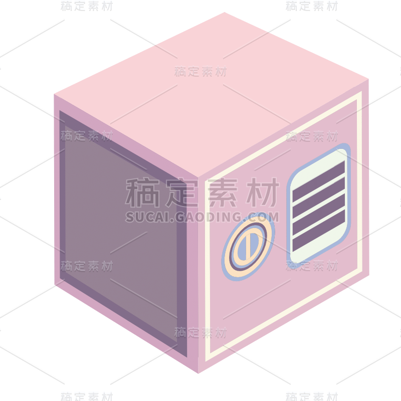 SVG-办公用品贴纸2-保险柜