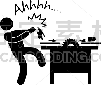 cutting hand