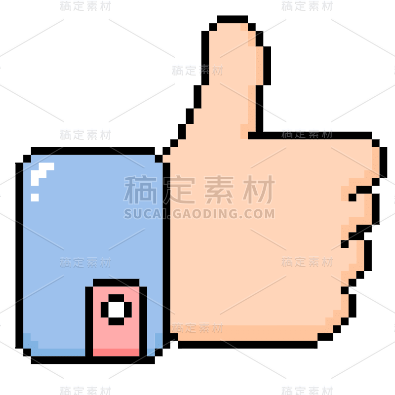 像素风套系贴纸-SVG-表情包