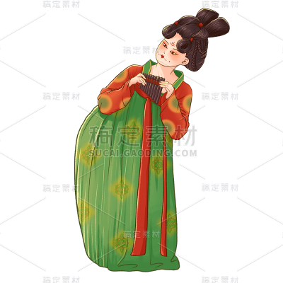 漂亮的仕女人物元素