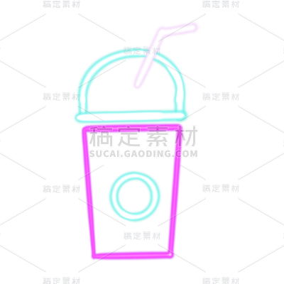 霓虹风-卡拉OK元素-饮料