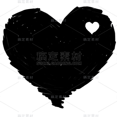 简笔画爱心元素