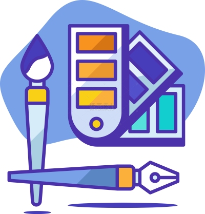 Design, Tools, Paint, Color, Pen, Brush, Tool, Graphic, Art, Startup