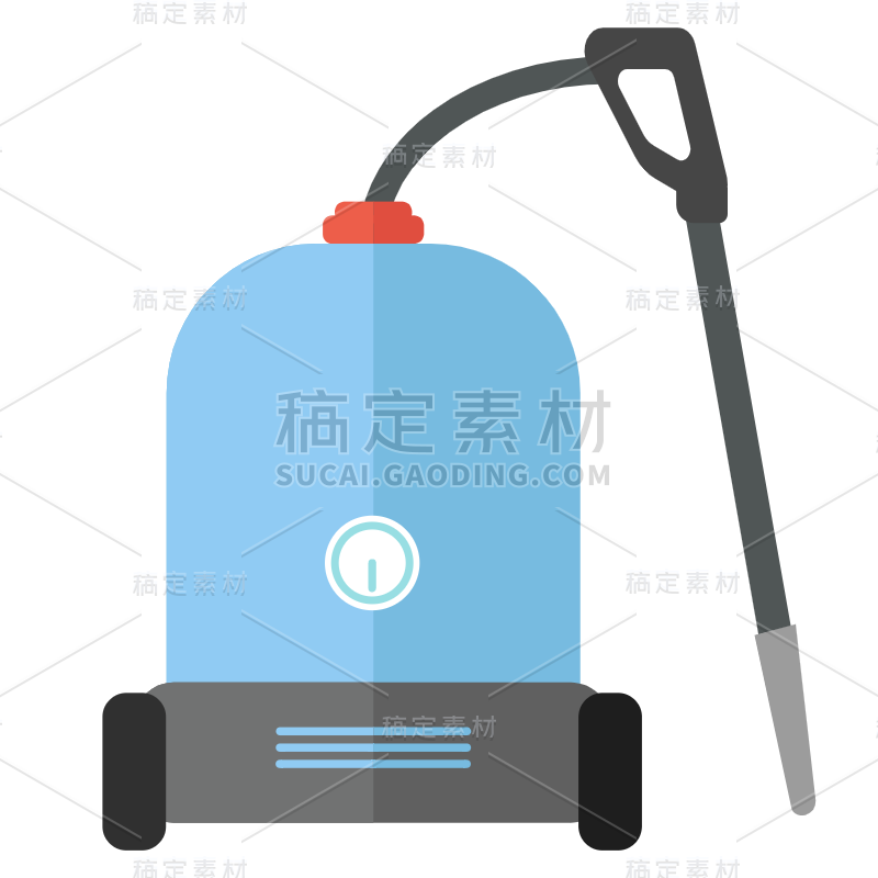 扁平-洗车行业相关贴纸-SVG6