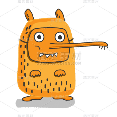 SVG-手绘-怪兽贴纸3