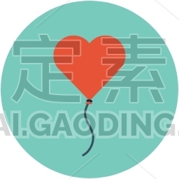 heart on thread