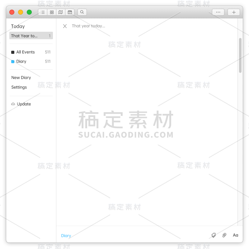 手绘-苹果电脑窗口镂空贴纸