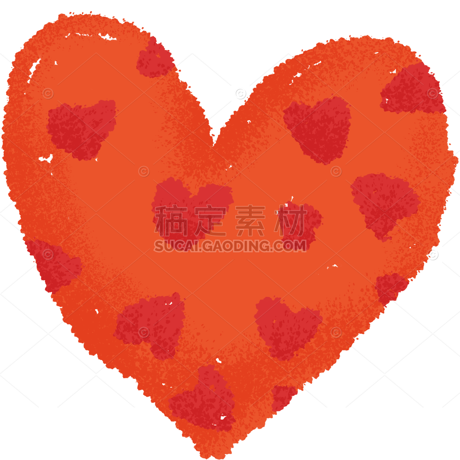 Valentine's Day Love Heart Sticker