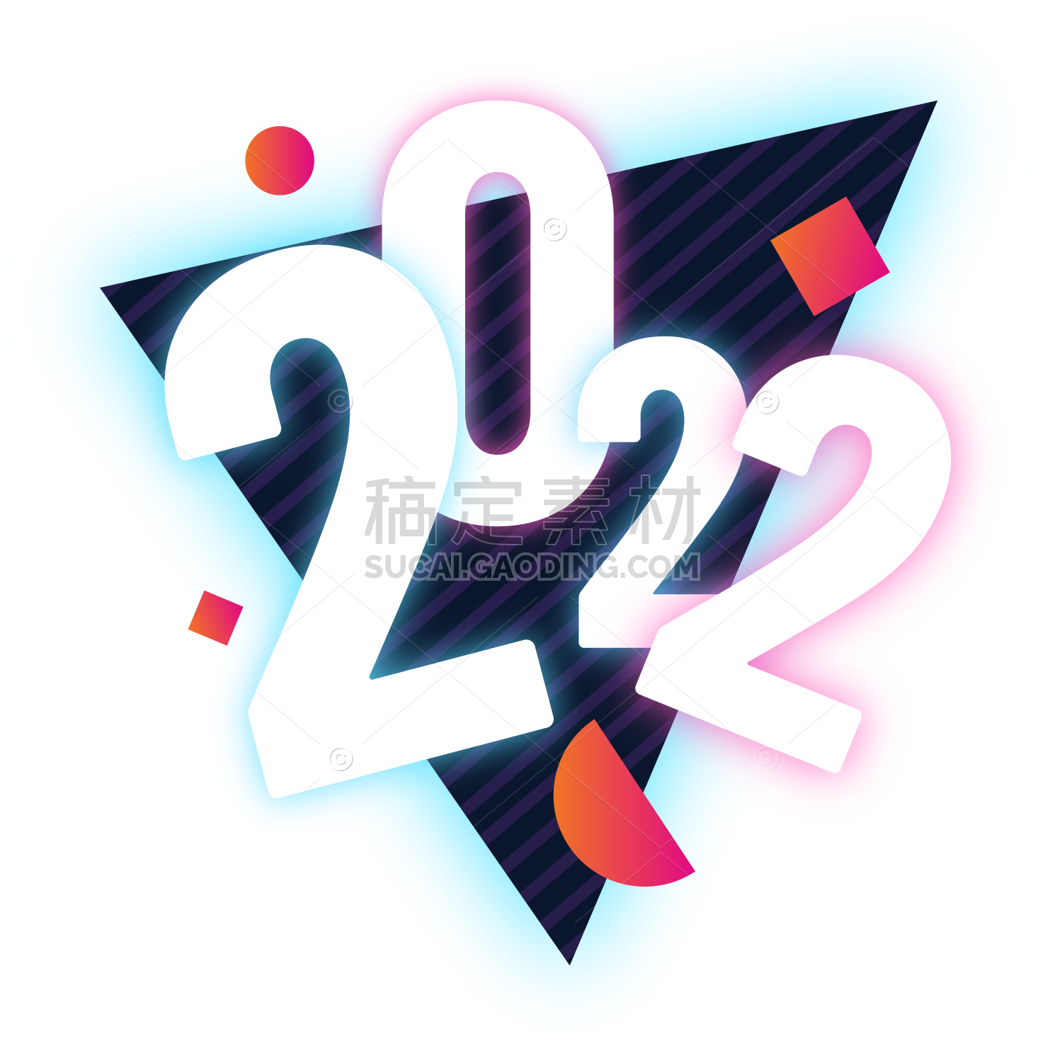 New Year Sticker