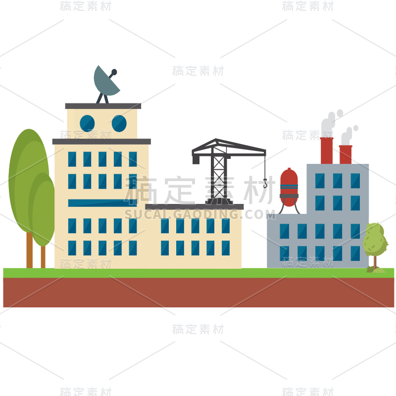 扁平套系-功能型建筑