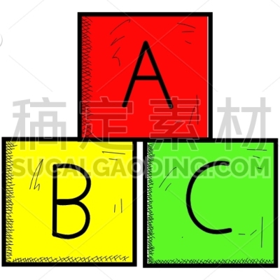 alphabet block