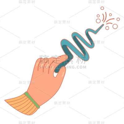 手绘-魔法元素插画贴纸-SVG8