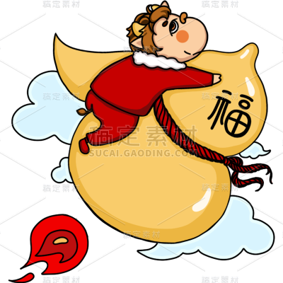 牛年春节元素主题素材