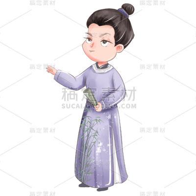 中国风-传统古风人物插画2