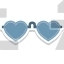 Heart glasses