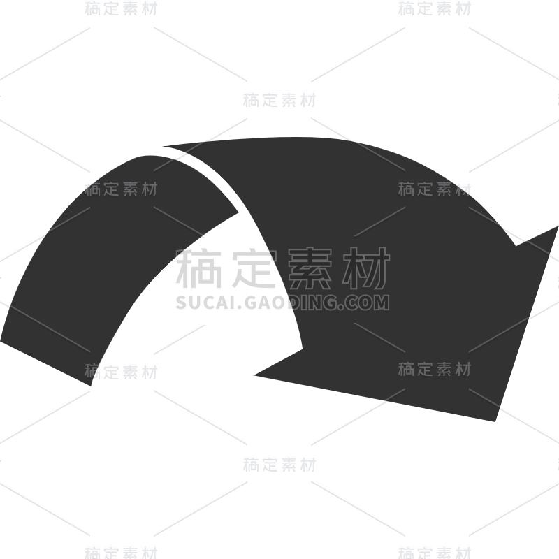 扁平-箭头贴纸-SVG13