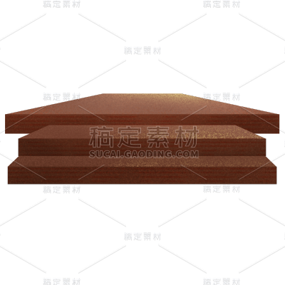 褐色台阶中国风中秋节元素贴纸   