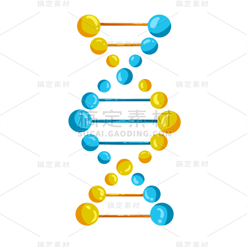 手绘-初高中课程辅导贴纸-DNA