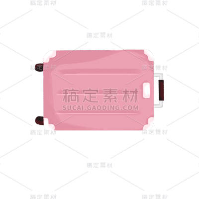 粉色行李箱