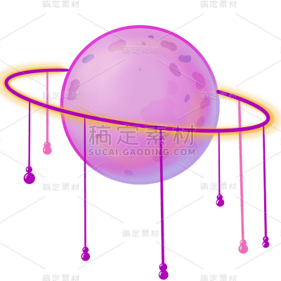 卡通-星球元素