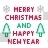 Merry, Christmas, Greeting, Happy, Newyear, Tree, Snowflake