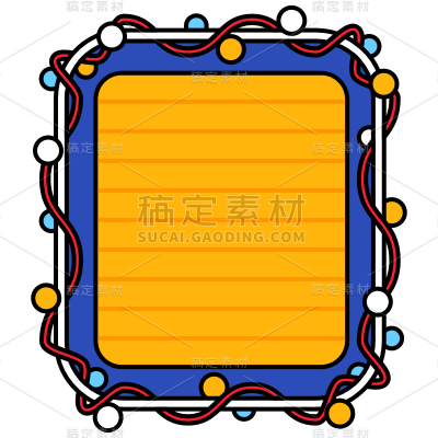 手绘-喜报元素贴纸