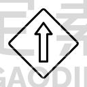 straight ahead