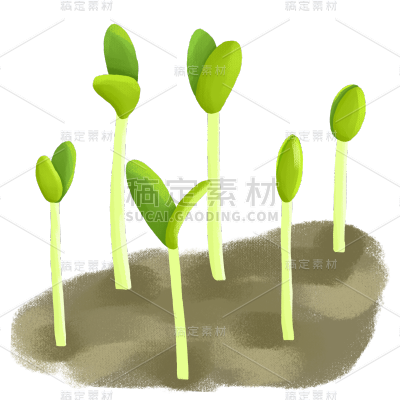 水彩风-春天氛围贴纸2