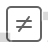 Not Equal