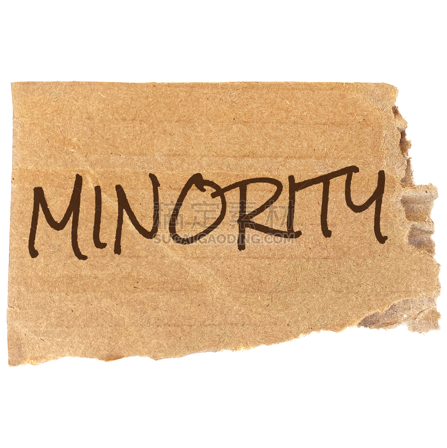 Teared Paper Text Sticker