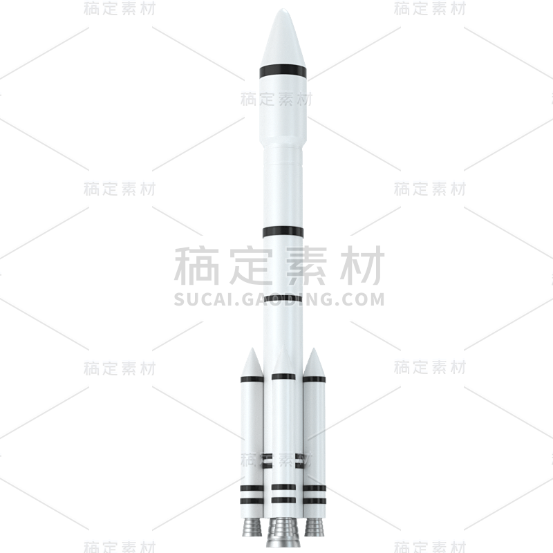 C4D宇宙飞船航天元素贴纸