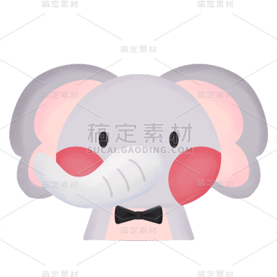 挡脸可爱贴纸1