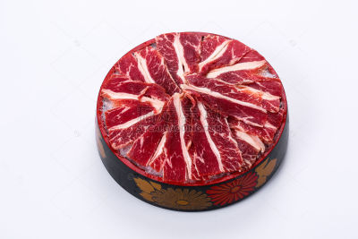 美食系列写实火锅食材牛肉片
