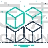 Cube Graphic Of Squares