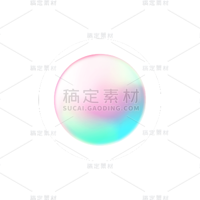 酸性风贴纸-球