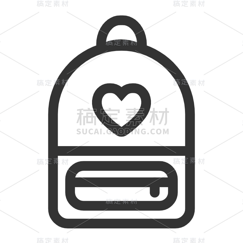 ICON-服饰icon-SVG-双肩包