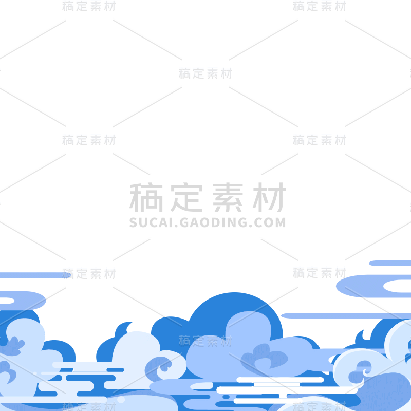 SVG-中秋节贴纸-祥云