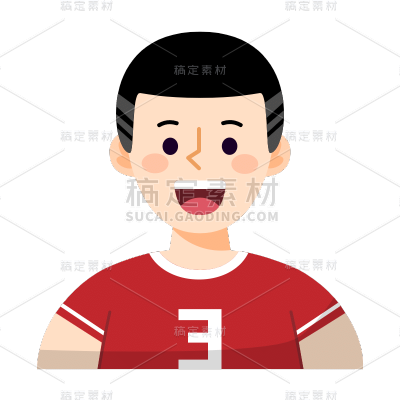icon-人物头像元素-运动员