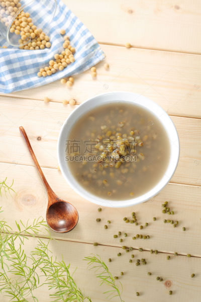 美食系列实景夏季甜品小吃绿豆汤