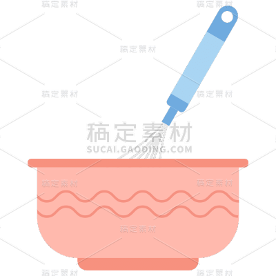 扁平-烘焙工具贴纸-搅拌器
