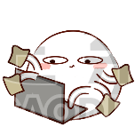 敲键盘可爱动态贴纸