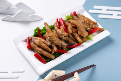 美食系列实景中式小吃卤味凤爪