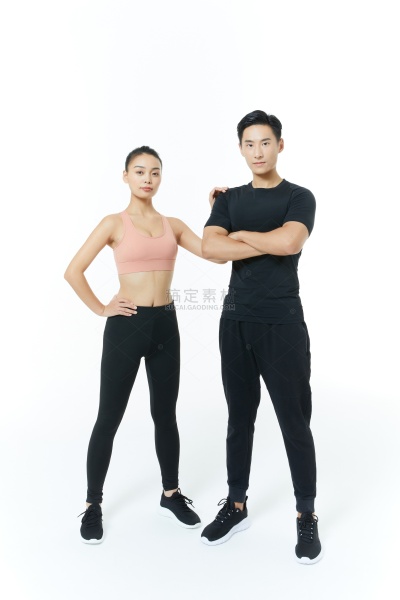 健身系列实景感室内双人运动健身