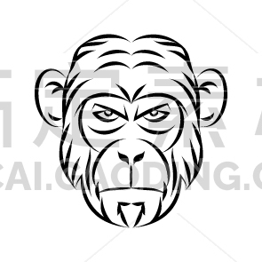 Bonobo Mascot